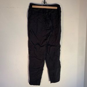 Nike Black Windbreaker Material Athletic Sweatpants